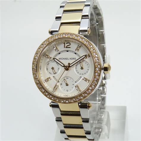 michael kors uhr damen bicolor|michael kors ladies watches.